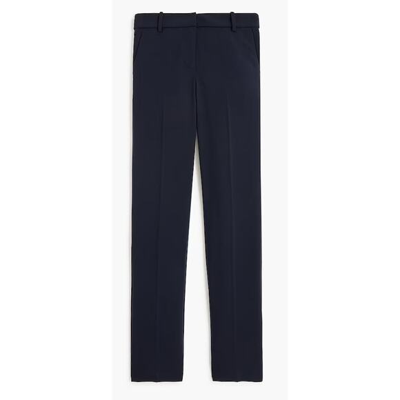 J.Crew Factory | NWT Slim-fit Full-length Trouser Pant For Women Navy | Sz P12 - Picture 1 of 10